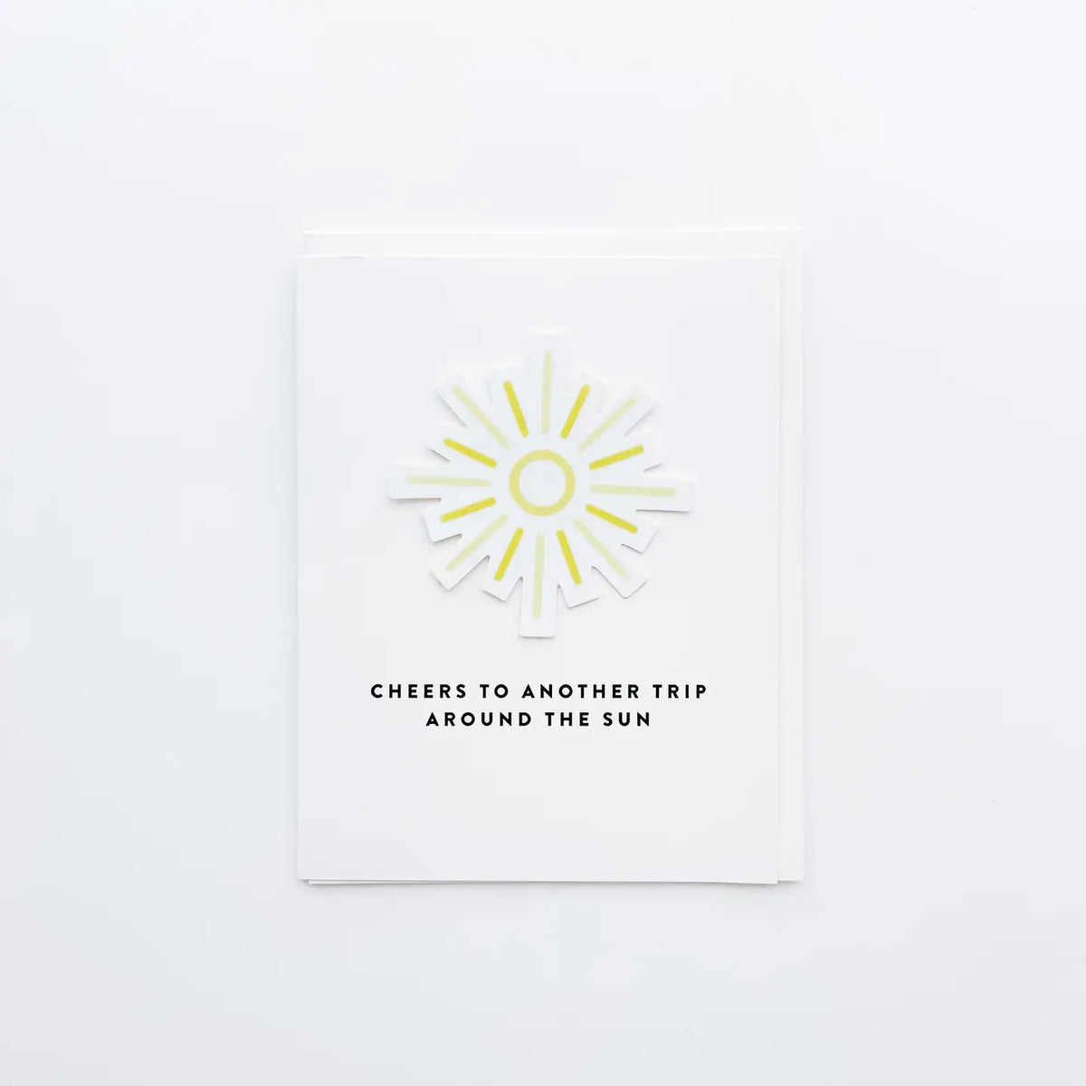 Around the Sun Birthday Sticker Card