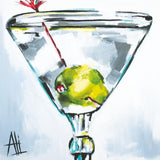 The Art of Martini Cocktail Napkins