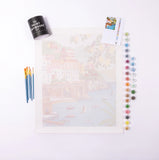 Atrani Lemons Deluxe Paint by Numbers Kit