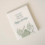 Awesomer Every Year Birthday Card