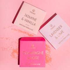 Champagne and Rose Mini Bath Salts