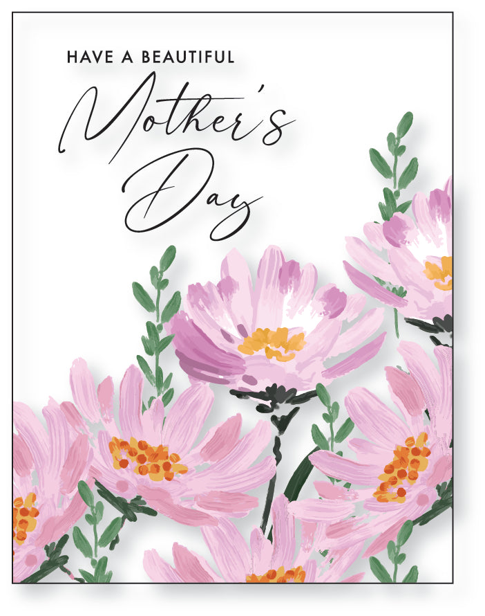 Beautiful Mother's Day Cosmos Card