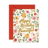 Happy Birthday Beautiful Card