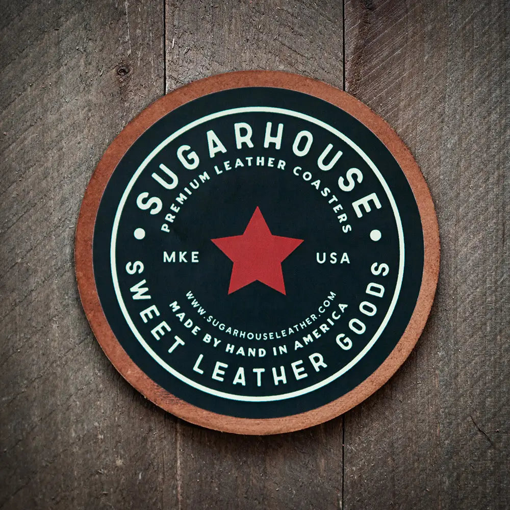 Beer Me! Leather Coaster