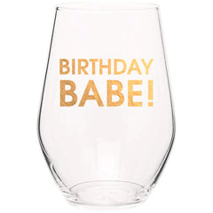 Birthday Babe Wine Glass