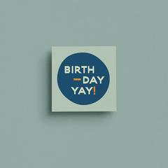 Birthday Yay Mini Card