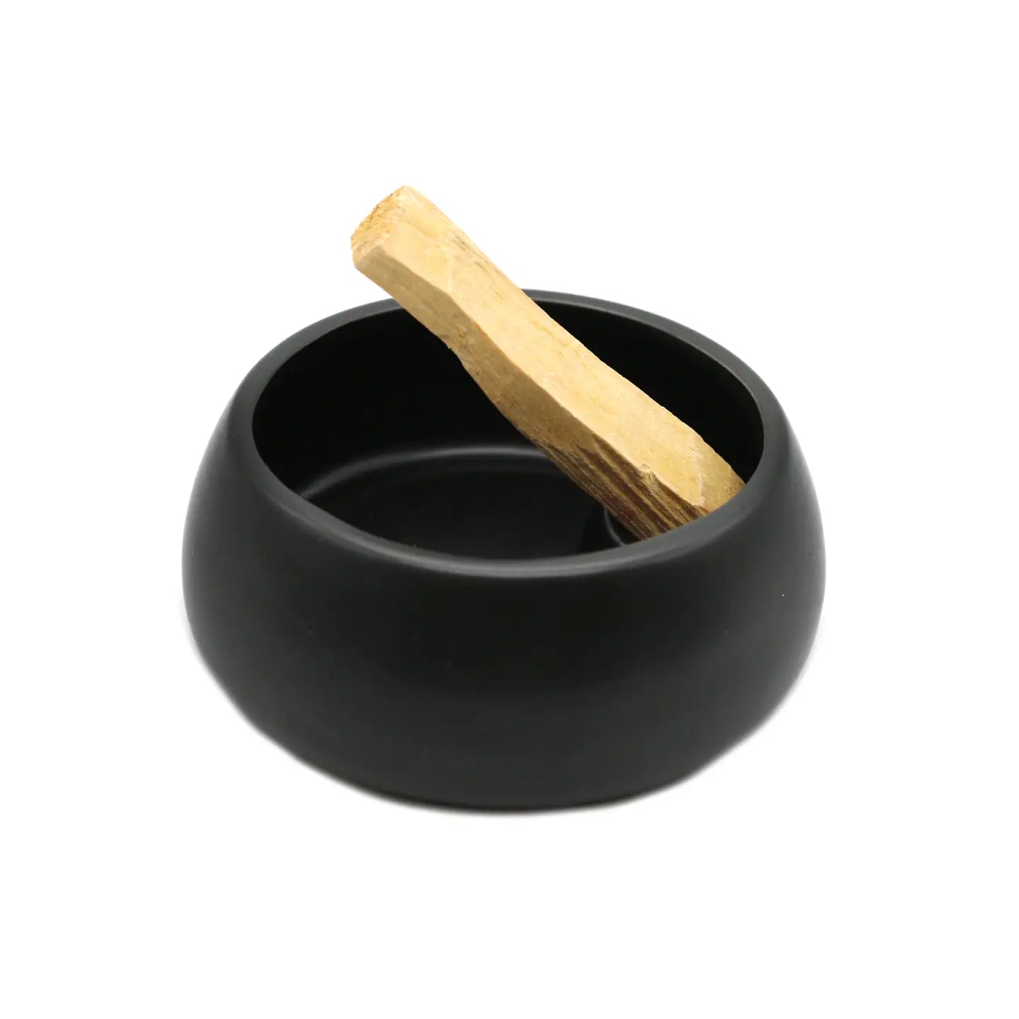 Black Ceramic Palo Santo Burner Bowl