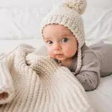 Garter Stitch Knit Baby Blanket