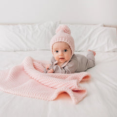 Garter Stitch Knit Baby Blanket