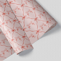 Bows & Bubbly Gift Wrap Sheet