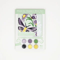 Butterflies (Lavender) Mini Paint-By-Number Kit