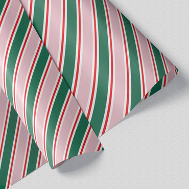 Candy Stripes Gift Wrap Sheet