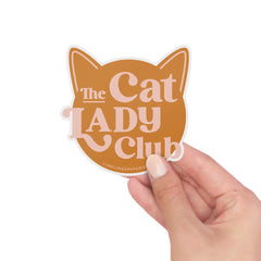 Cat Lady Club Vinyl Sticker