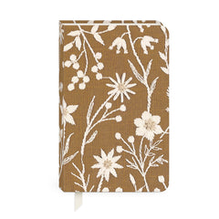 Embroidered Chamomile Fabric Journal