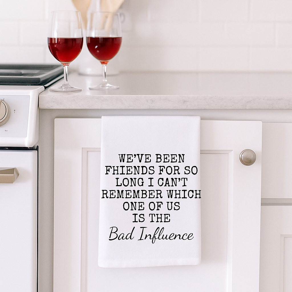 Friends For So Long Tea Towel