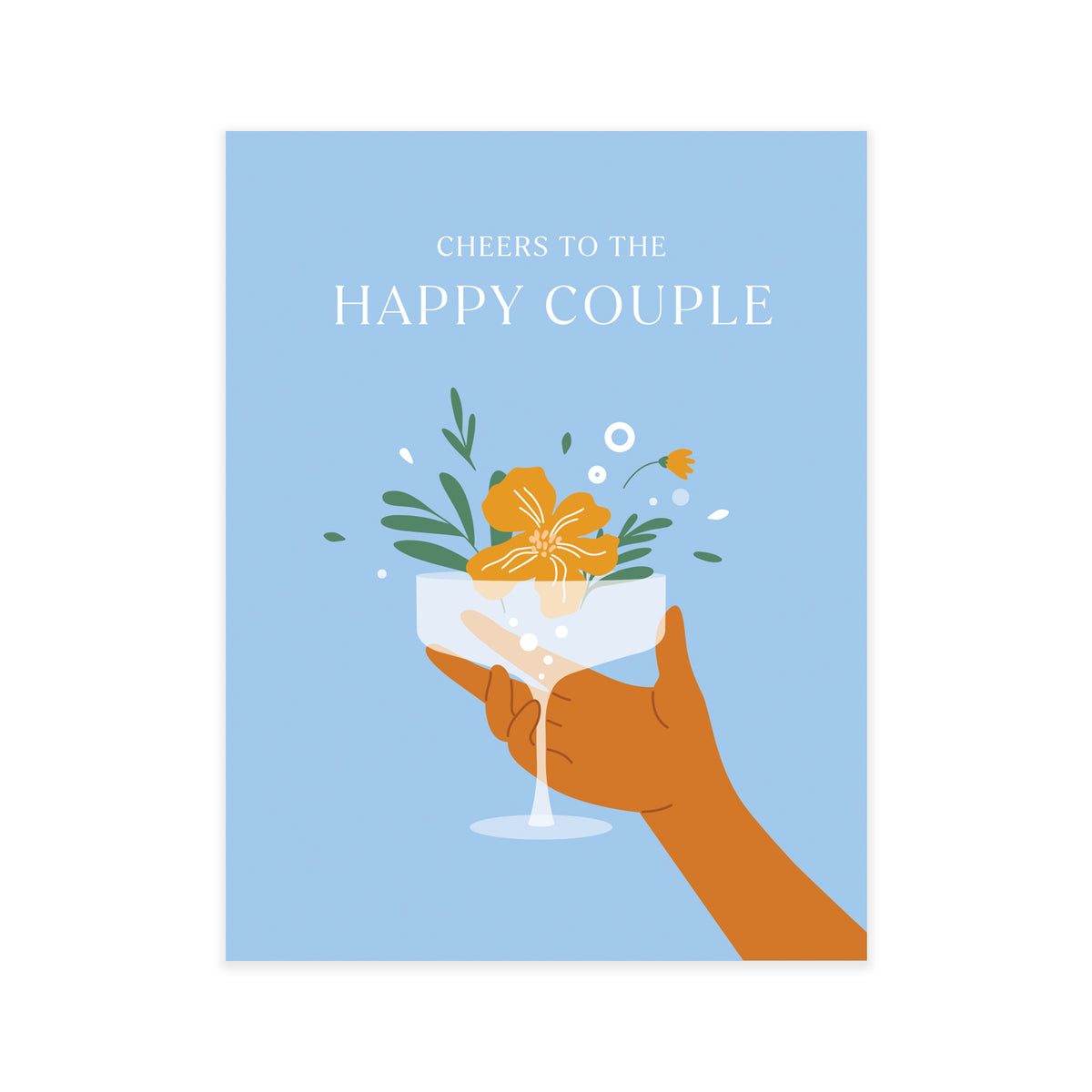 Cheers Happy Couple Card