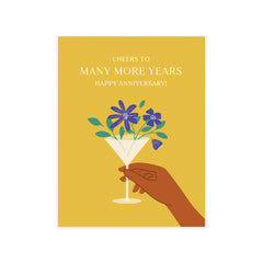 Cheers Many More Years Card