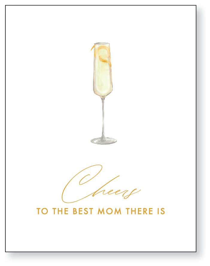 Cheers To The Best Mom Card