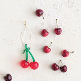 Glass Cherries Ornament