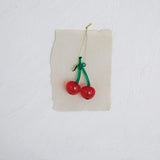 Glass Cherries Ornament