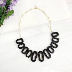 Clay Noir Deco Necklace