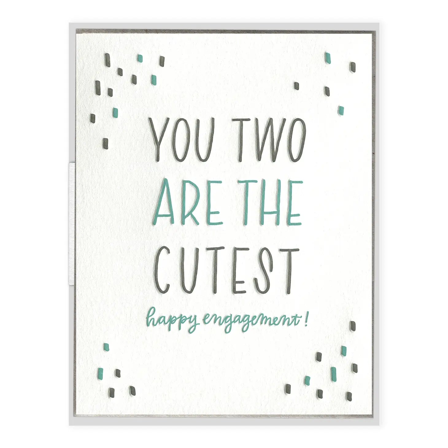 You Two Are the Cutest Engagement Card