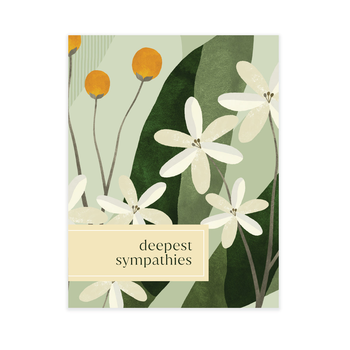 Blossoms Deepest Sympathies Card