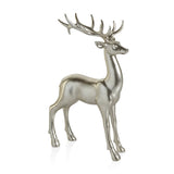 Large Silver Holiday Deer