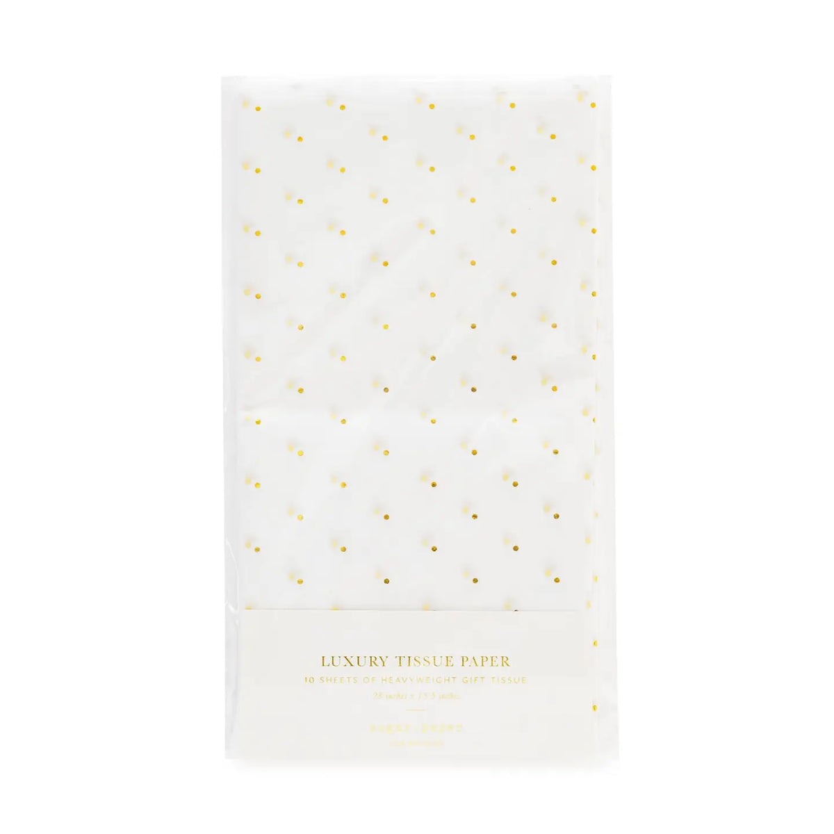 Gold Dot Tissue Paper