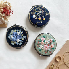 Wildflower Garden Embroidered Jewelry Box