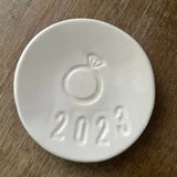 Engagement Ring 2023 Stamped Ring Dish