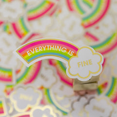 Everything Is Fine Sticker