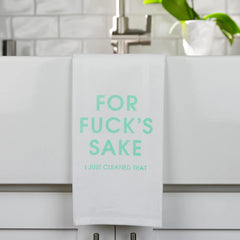 For F* Sake Tea Towel