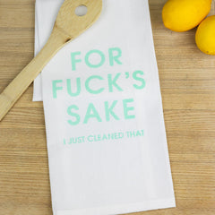 For F* Sake Tea Towel