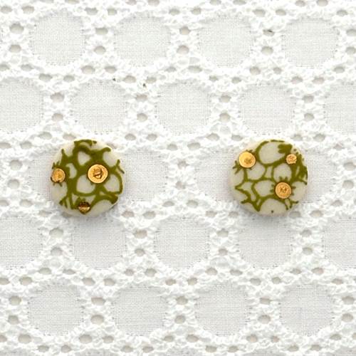 Calico Stud Earrings