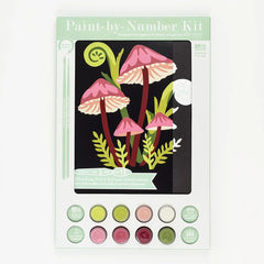 Bleeding Fairy Helmet Mushrooms Paint-By-Number Kit