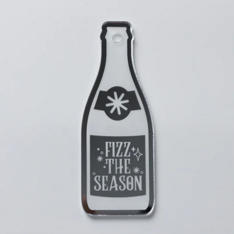 Fizz the Season Wine Bottle Tag