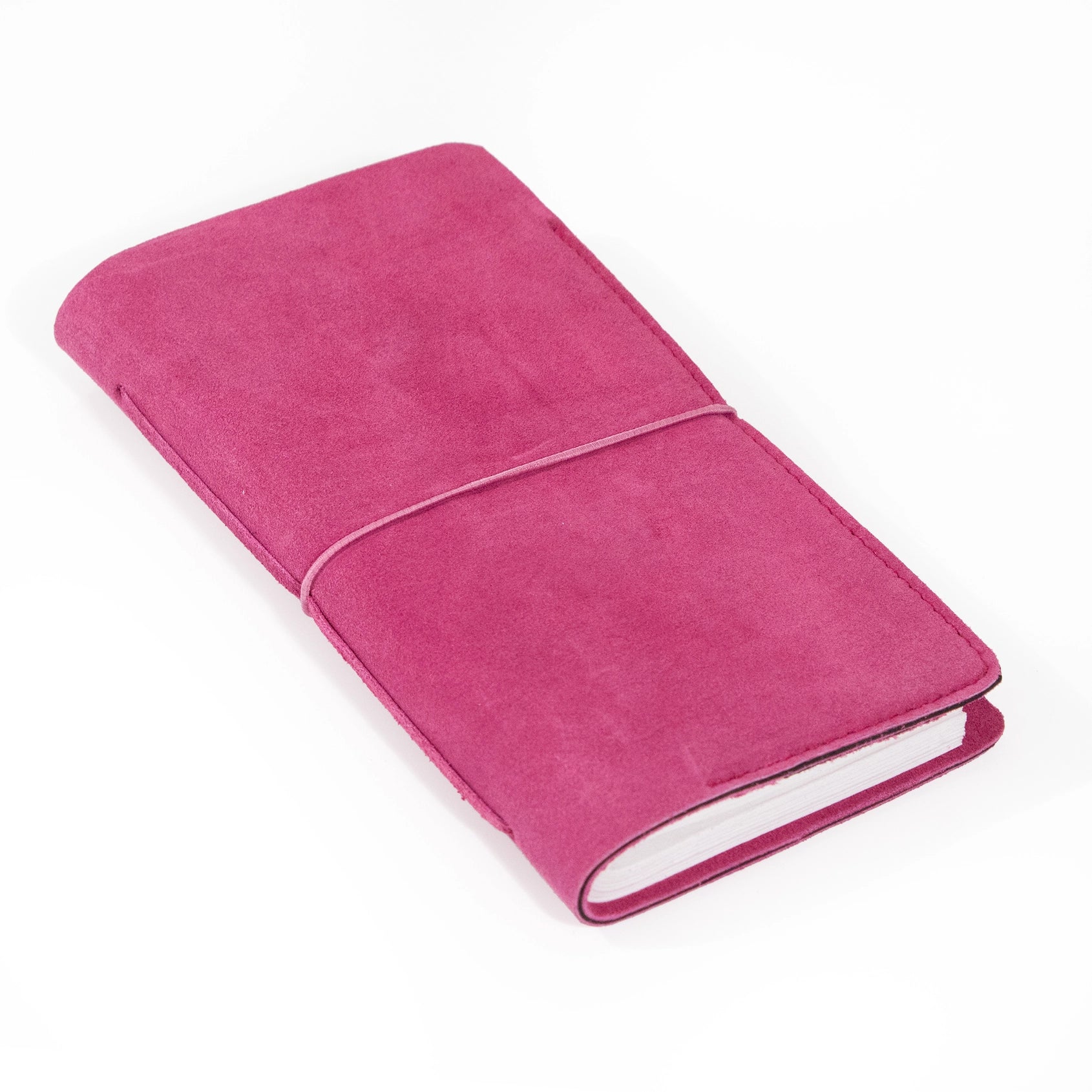 Slender Suede Leather Bound Journal