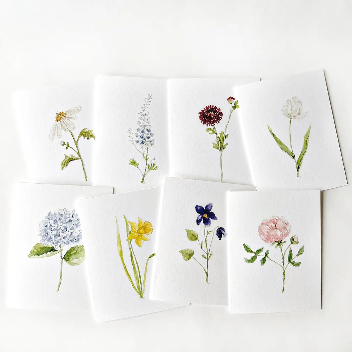 Garden Flowers Notecard Set