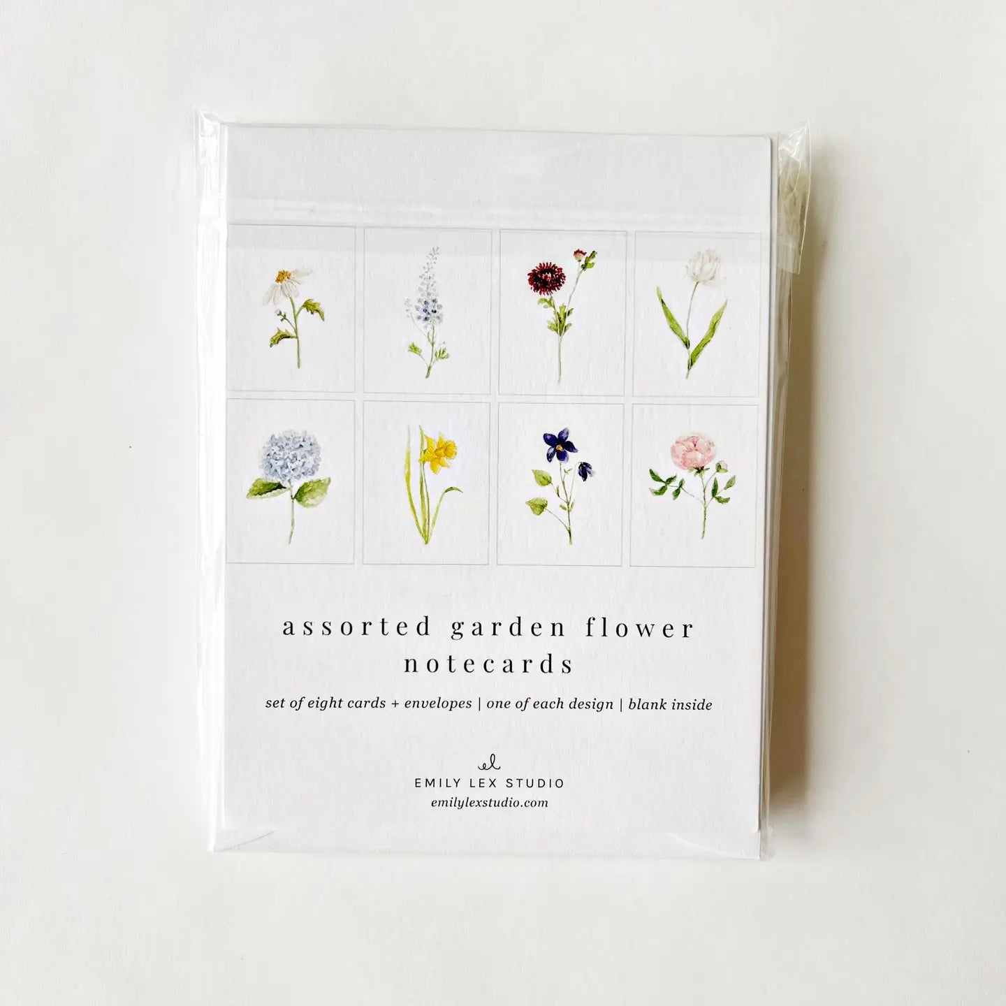 Garden Flowers Notecard Set