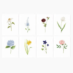 Garden Flowers Notecard Set