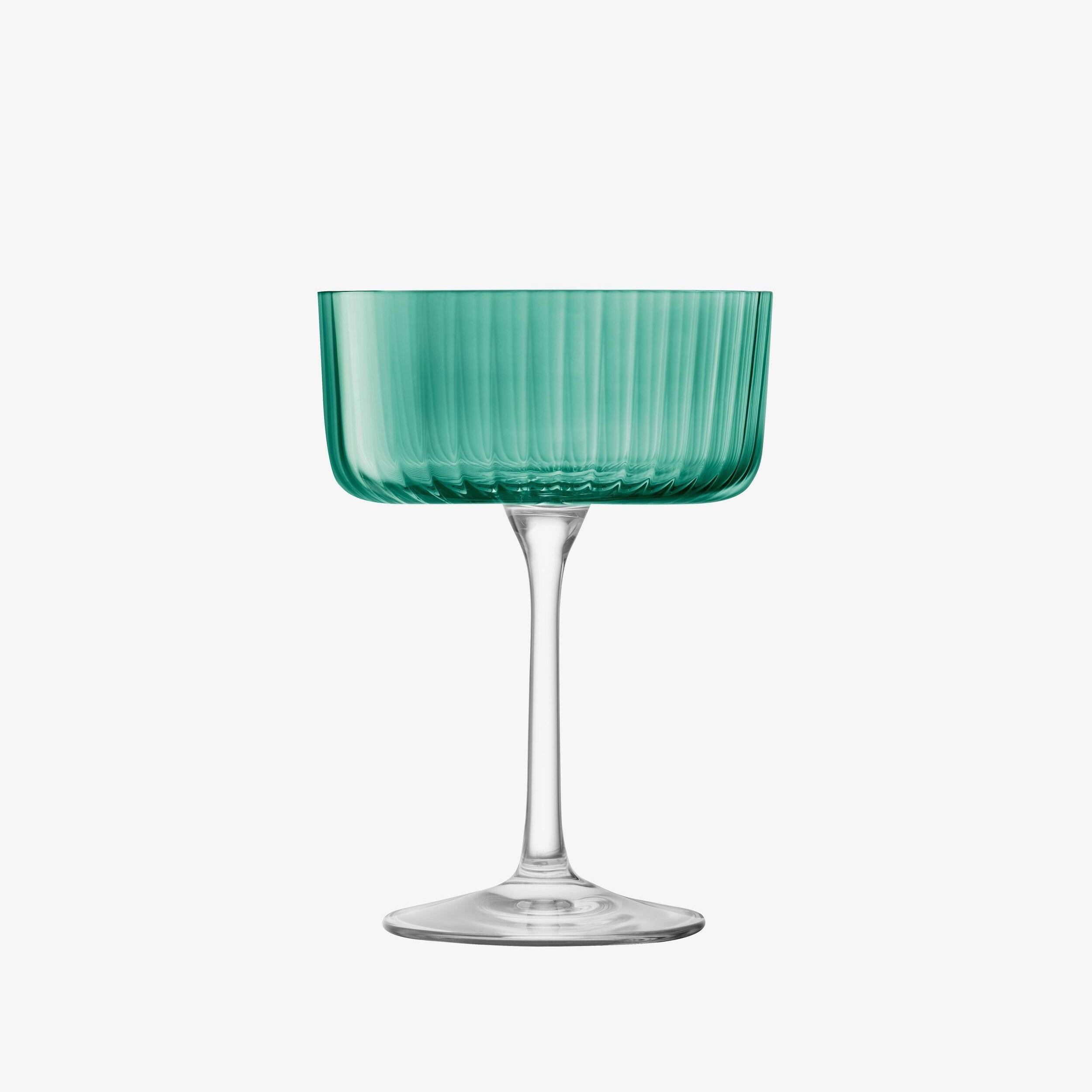 Gems Jade Champagne/Cocktail Glass