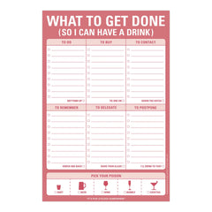 What To Get Done So I Can Have A Drink Pad