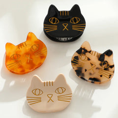 Ginger Small Cat Face Hair Clip