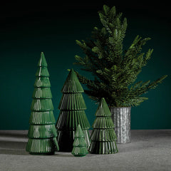 Glazed Green Holiday Trees