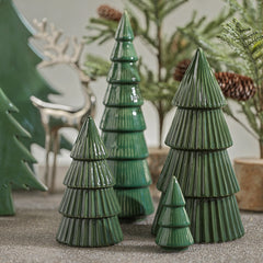 Glazed Green Holiday Trees