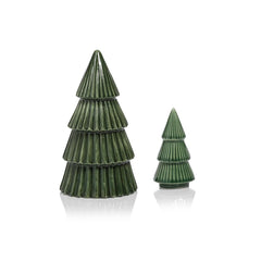 Glazed Green Holiday Trees