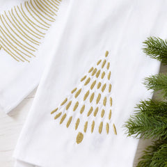 Gold Tree Tea Towel