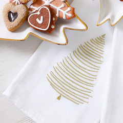 Gold Tree Tea Towel