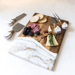 Gold Quartz Cheese Tool Set